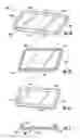 Fig. 02 - 3D vacuum panel and a folding approach to create the 3D vacuum panel from a 2D vacuum panel of non-uniform thickness