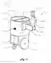 Fig. 12 - System and method of selling goods or services, or collecting recycle refuse using mechanized mobile merchantry