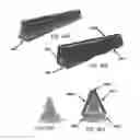 Fig. 55 - Systems, methods, and devices including modular, fixed and transportable structures incorporating solar and wind generation technologies for production of electricity