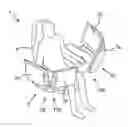 Fig. 01 - Device for holding two or more monitors at an operator chair