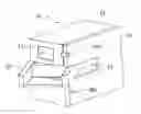 Fig. 01 - Oven having an H-shaped rotating door
