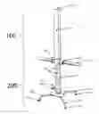 Fig. 01 - Adjustable device to aid in human fecal matter evacuation