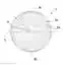 Fig. 01 - Golf ball having oval dimples