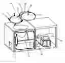 Fig. 01 - ORGANIC GARBAGE AND KITCHEN WASTE PROCESSING ASSEMBLY