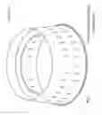 Fig. 14 - Ultralightweight airless ATV wheels based upon negative Poisson ratio (NPR) auxetic structures