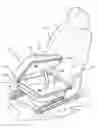 Fig. 01 - Seat assembly with a hideaway table