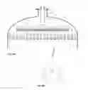 Fig. 11 - Scale collection and predistribution tray for vessel with downward two-phase flow