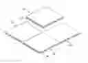 Fig. 01 - Multi-stage shock absorbing modular floor tile apparatus