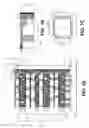 Fig. 02 - Multi-die semiconductor structure with intermediate vertical side chip and semiconductor package for same