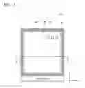 Fig. 02 - OLED display having a sealant disposed on sealing substructures comprising through-portions therebetween