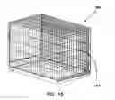 Fig. 12 - Collapsible, Mountable Animal Crate