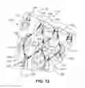 Fig. 12 - Article of footwear having a chain-linked tensile support structure