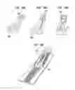 Fig. 27 - Interlocking zipper pull tabs and fastening system
