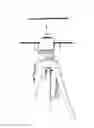 Fig. 01 - Easel with a built-in connecting device for a mounting mechanism