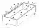 Fig. 01 - Bathtub fitting standard external space while affording safe egress and larger floor area with enclosed volume