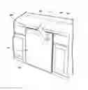 Fig. 01 - Household appliance and method of opening the same