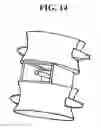 Fig. 13 - Apparatus and method for anterior intervertebral spinal fixation and fusion