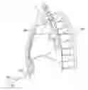 Fig. 01 - Substernal placement of a pacing and/or defibrillating electrode