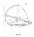 Fig. 12 - Golf club head with stepped crown