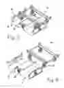 Fig. 04 - Trailer-train trailer with carrying frame for a material transport cart