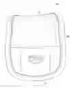 Fig. 01 - Magnetic pouch attachment mechanism with crash stable locking teeth