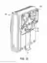Fig. 17 - Magnetic pouch attachment mechanism with crash stable locking teeth