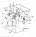 Fig. 01 - Hydraulic block for a hydraulic unit of a brake control system