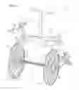 Fig. 04 - Transportation device foldable between personal transporter and bicycle configurations