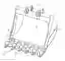 Fig. 01 - Wear member retention system for an implement