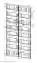 Fig. 01 - Concrete form panel and a fastening system and method for fastening form hardware on the concrete form panel