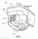 Fig. 13 - Vertically storable engine and mower