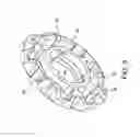 Fig. 06 - Checker nut for locking a threaded body to a threaded rod and concrete reinforcement assembly