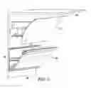 Fig. 02 - System and method for securing power and communications cables and associated hardware within crown molding