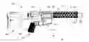 Fig. 01 - Composite handguard for a firearm and mounting/attachment apparatus therefor