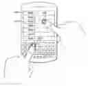 Fig. 01 - Keyboard and touch screen gesture system