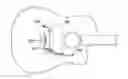 Fig. 01 - Hand actuated tremolo system for guitars