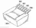 Fig. 01 - Flippable leadframe for packaged electronic system having vertically stacked chips and components