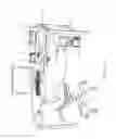 Fig. 04 - Electrical power supplying device having a central power-receptacle assembly with a penisula-like housing structure supplying electrical power to power plugs, adaptors and modules while concealed from view during power supplying operations