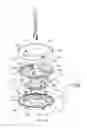 Fig. 08 - Electrical power supplying device having a central power-receptacle assembly with a penisula-like housing structure supplying electrical power to power plugs, adaptors and modules while concealed from view during power supplying operations