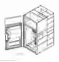 Fig. 02 - Enclosure including barrier assembly
