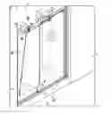 Fig. 01 - Shower door guide assembly