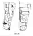 Fig. 24 - Orthopedic device including protruding members
