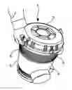 Fig. 01 - Fluid Filtration Assembly with Locking/Unlocking of the Filter Body