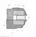 Fig. 01 - Method and device for casting a ring-shaped plastic frame in a recess of a rotor disk of a double-sided machining machine
