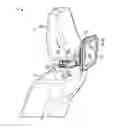Fig. 01 - Vehicle seat accessory mounting system