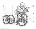 Fig. 01 - Gear driven by wobble movement and vehicle with this gear