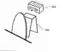 Fig. 01 - Bag opener component for plastic bag dispenser