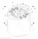 Fig. 01 - Cap for gas vessel having separable gas exhaust unit