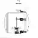 Fig. 02 - Horizontal single use pressurizable modular multi-agitator microbial fermentator