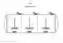 Fig. 04 - Horizontal single use pressurizable modular multi-agitator microbial fermentator